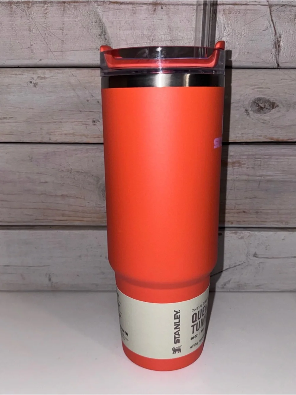 Stanley 30oz Quencher Tumbler - POPPY - 2024 Target Summer Release NWT - Picture 4 of 8